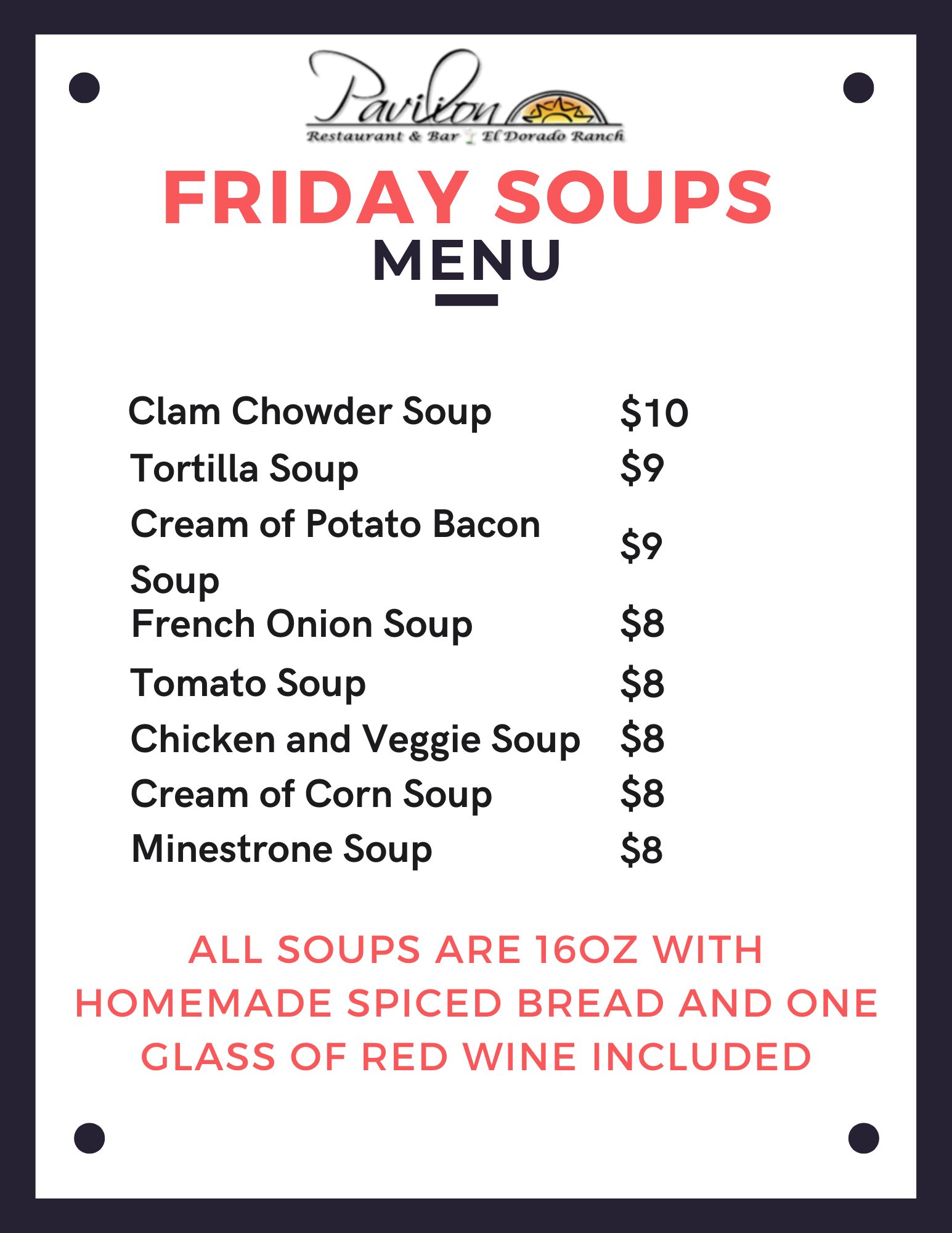 Friday Soups
