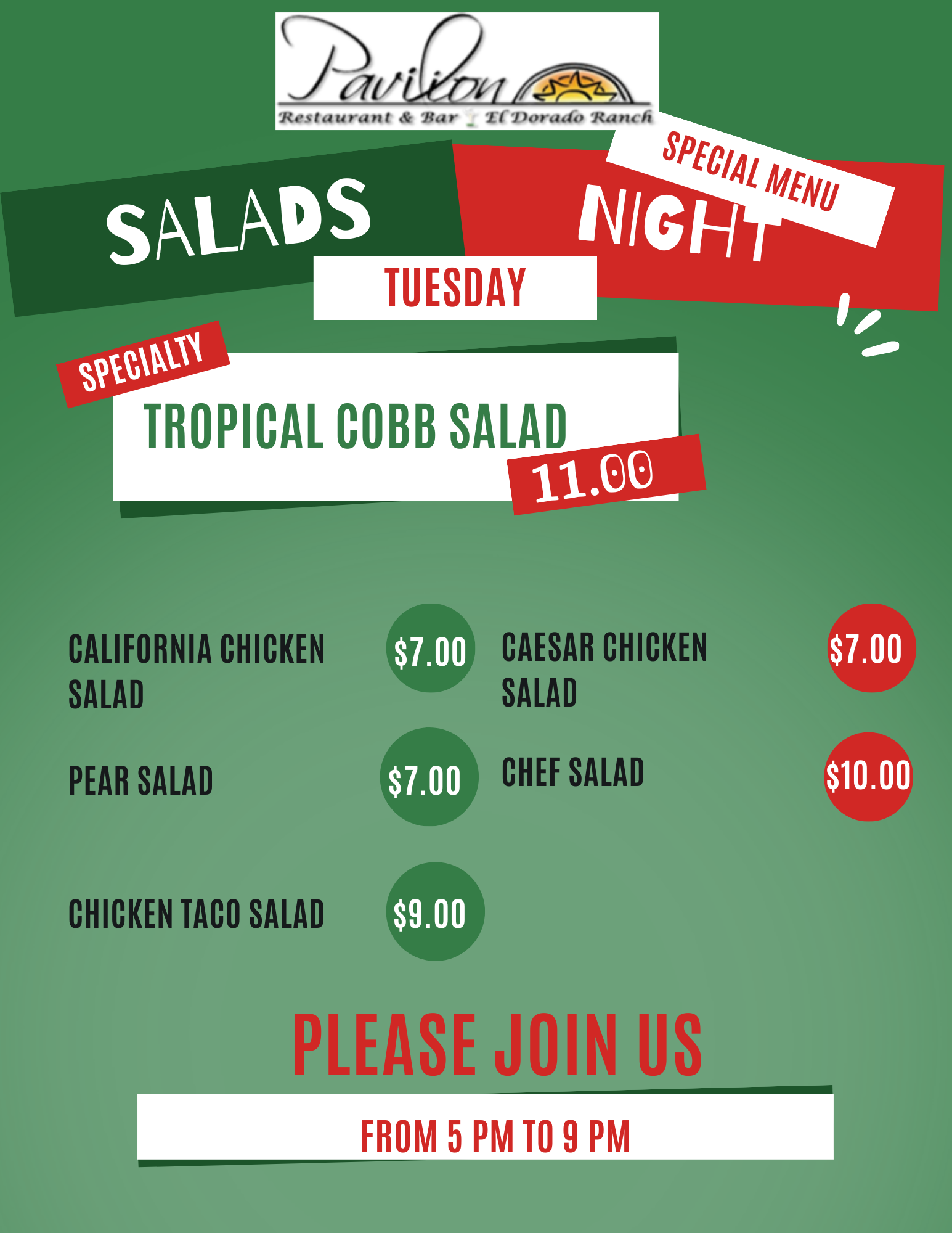 Tuesday Salads