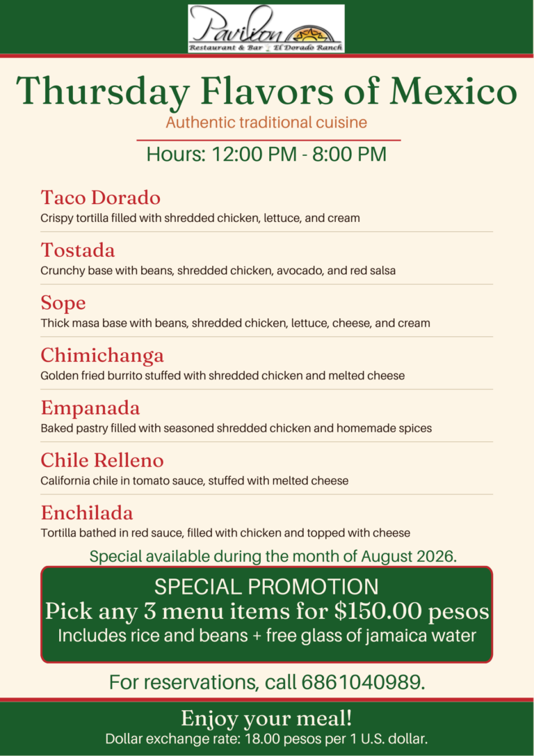 Menú de Comida Mexicana con Foto Ilustrativo Verde (4)
