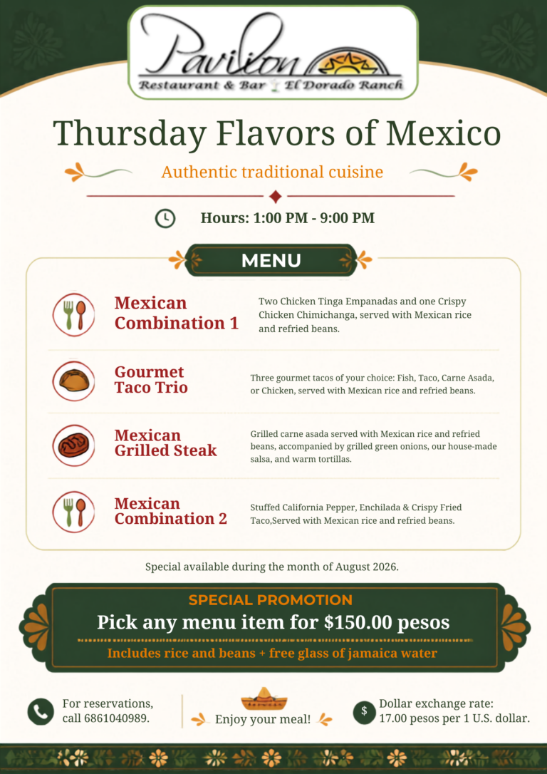 Menú de Comida Mexicana con Foto Ilustrativo Verde (6)