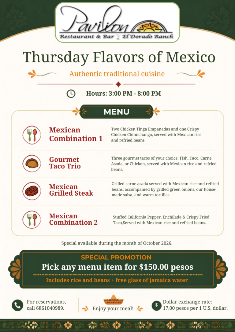 Menú de Comida Mexicana con Foto Ilustrativo Verde (7)